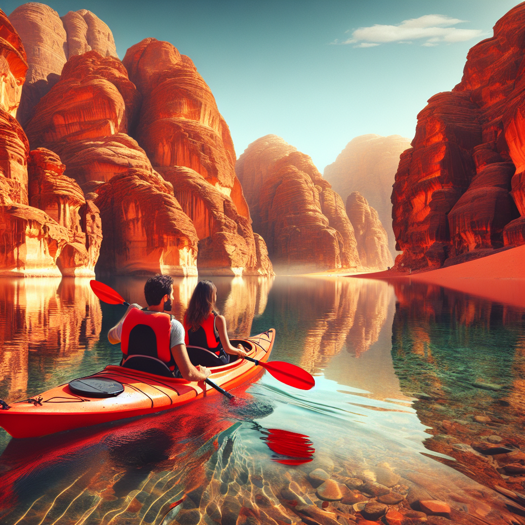 Kayaking in Wadi Rum, Jordan