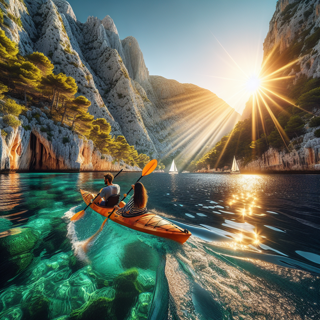 Kayaking in Dalmatian Coast, Croatia