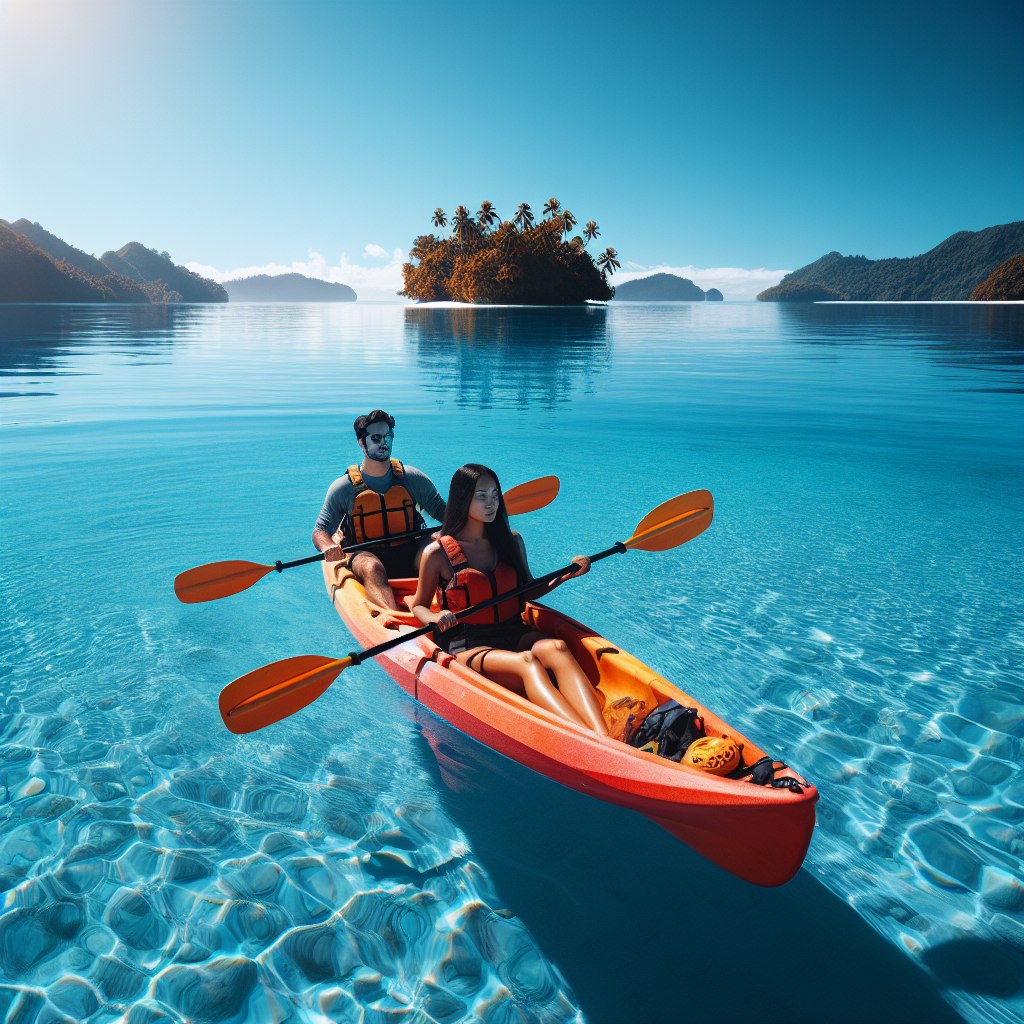 Kayaking in Fiji Islands