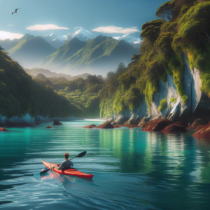 Kayaking in Kaikoura, New Zealand