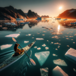 Kayaking in Labrador Coast, Canada