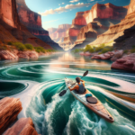 Kayaking in Colorado River, Grand Canyon, USA