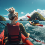 Kayaking in Bay Islands, Honduras