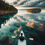 Kayaking in Lake Superior, USA/Canada