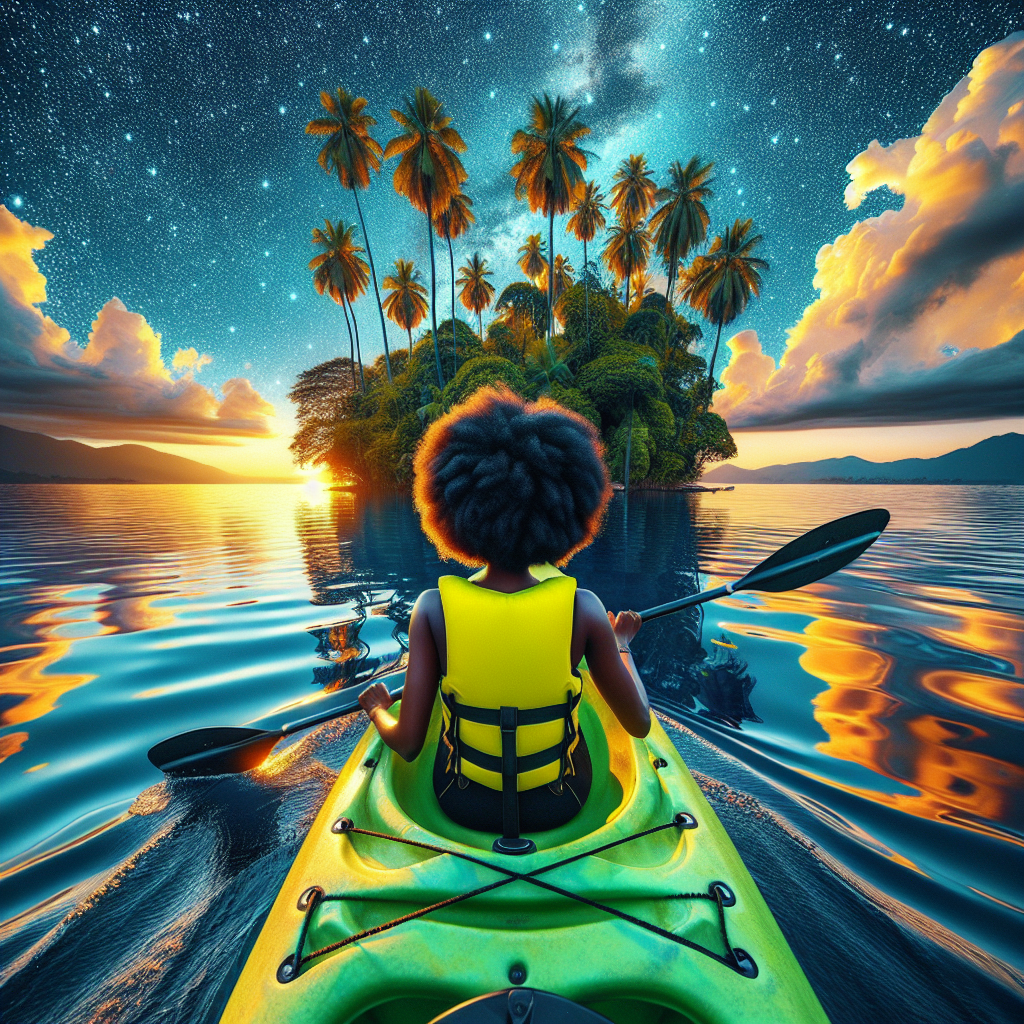 Kayaking in Lake Malawi, Malawi