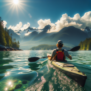 Kayaking in Vancouver Island, Canada