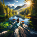 Kayaking in Algonquin Provincial Park, Ontario, Canada