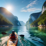 Kayaking in Saguenay Fjord, Quebec, Canada