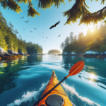 Kayaking in San Juan Islands, Washington, USA