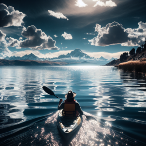 Kayaking in Lake Titicaca, Peru/Bolivia