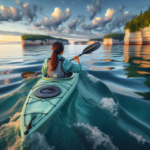 Kayaking in Apostle Islands, Wisconsin, USA