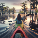 Kayaking in Caddo Lake, Texas/Louisiana, USA