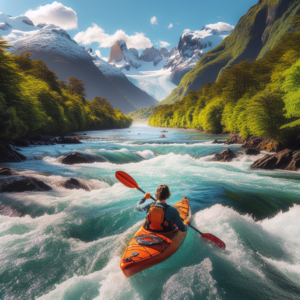 Kayaking in Bío Bío River, Chile