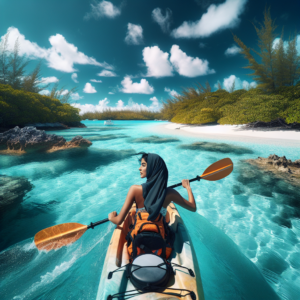 Kayaking in Andros Island, Bahamas