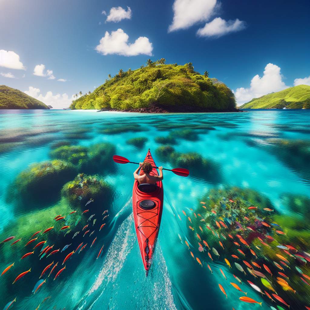 Kayaking in Tobago Cays, St. Vincent and the Grenadines