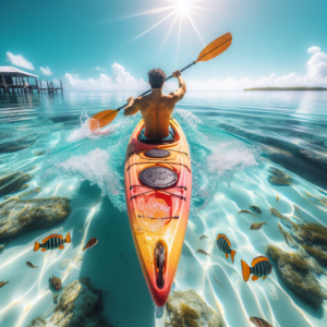 Kayaking in Caye Caulker, Belize